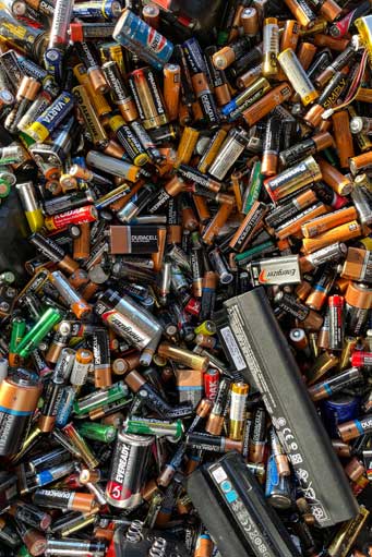 Dont throw batteries away in your bin